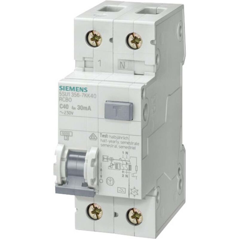 Siemens 5SU1356-6KK16 Magnetotermico e differenziale 2 poli 16 A 0.03 A 230  V