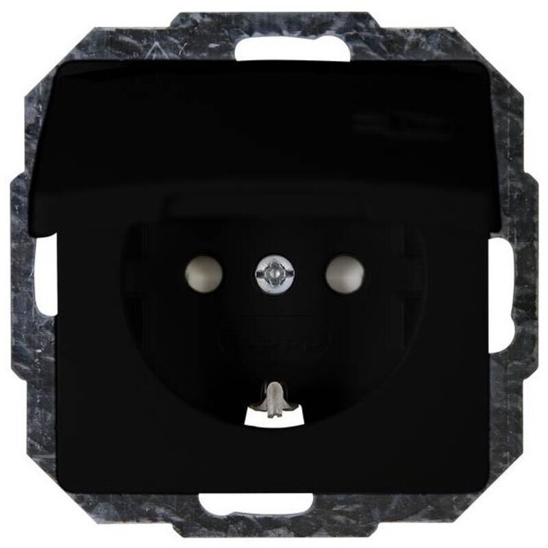 Presa Di Corrente Kopp Con Protezione - 16A 250V~ Colore Antracite - Foto 2