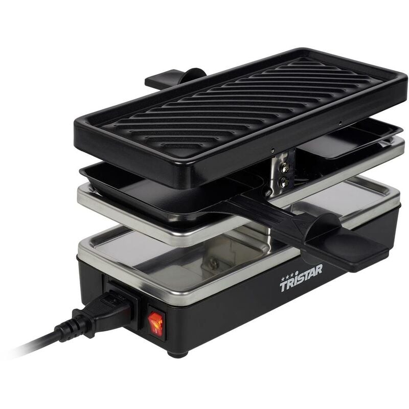 Tristar RA-2741 Raclette 2 vaschette Nero