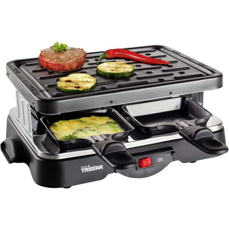 Tristar Griglia per Raclette per 6 Persone 800 W 29 cm Nera