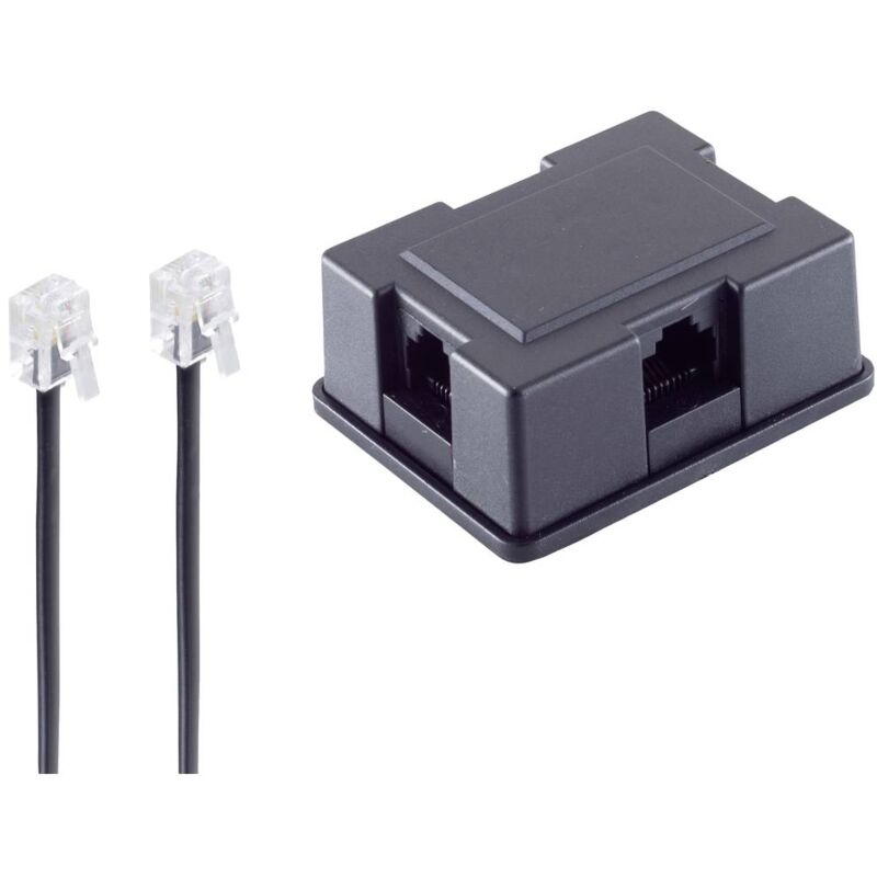 Shiverpeaks ISDN Adattatore [1x Presa RJ45 8p4c - 6x Presa RJ45 8p4c] 3 m  Nero