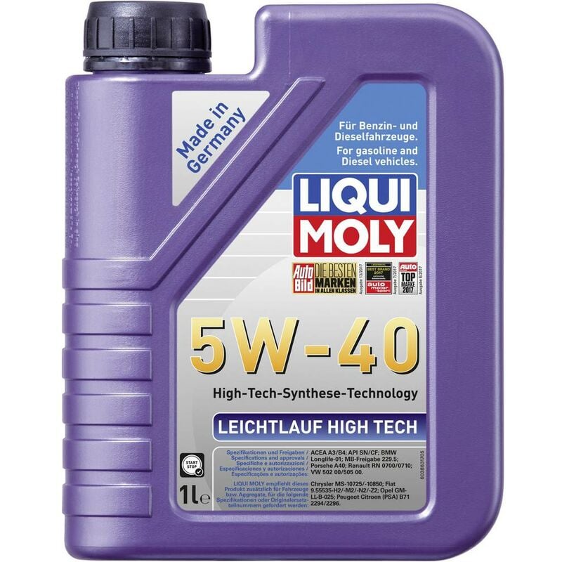 Olio motore Liqui Moly Top Tec 4300 5W30 Olio motore