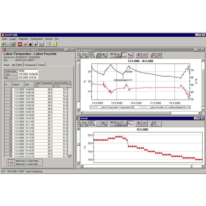 Greisinger GSOFT 40K Software misurazione Adatto per marchio (accessori per  strumenti di misura) Greisinger Greisinger