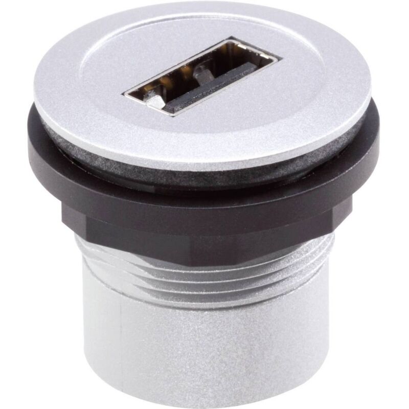 Presa usb da incasso di tipo a 2.0 tru components contenuto 1 pz