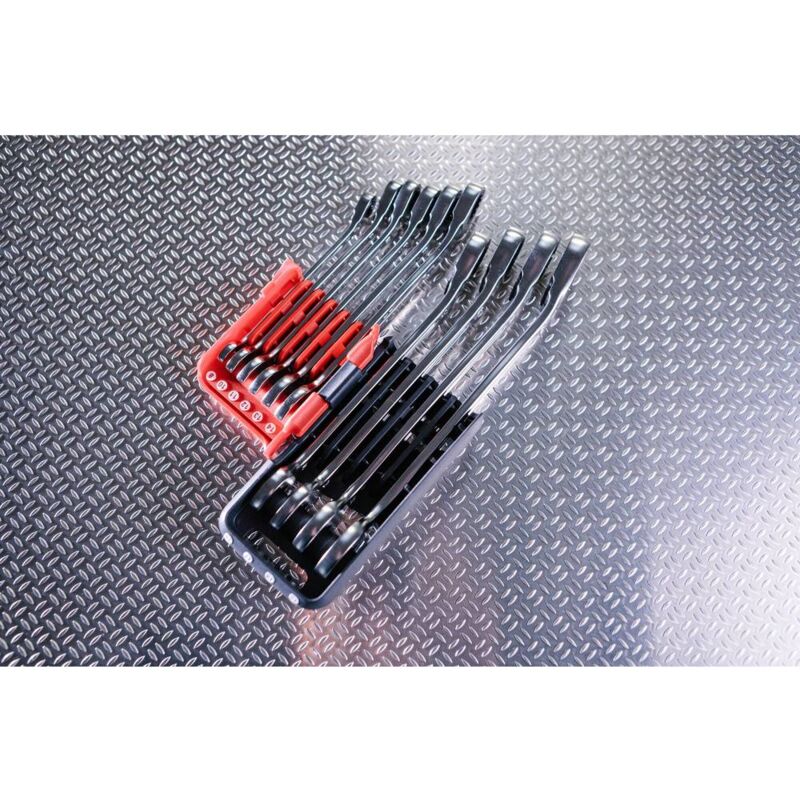 Chiave Combinata Metrica Corta Hi-Torq 10mm - Blu Per Meccanica E Fai Da Te - Foto 11