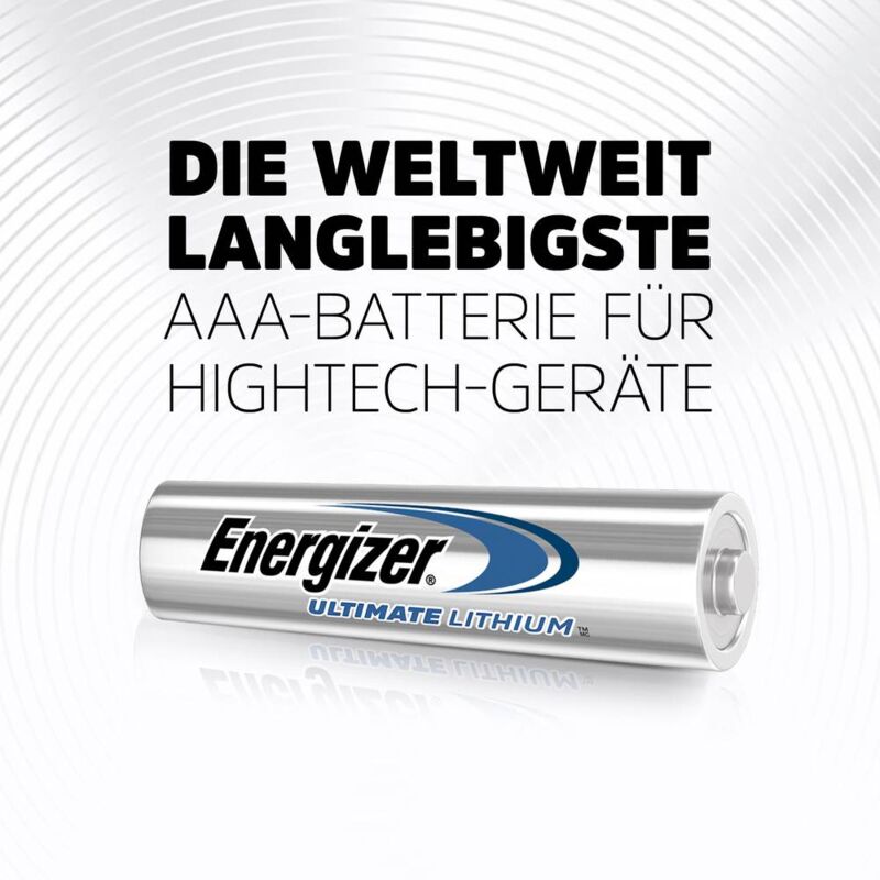 Energizer Ultimate FR03 Batteria Ministilo (AAA) Litio 1250 mAh