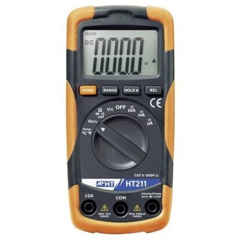 Mentin 3 In 1 Voltmetro Amperometro Frequenzimetro – AC 60-500V, 0-100A, 20-75Hz, Con TA, Rosso - 5