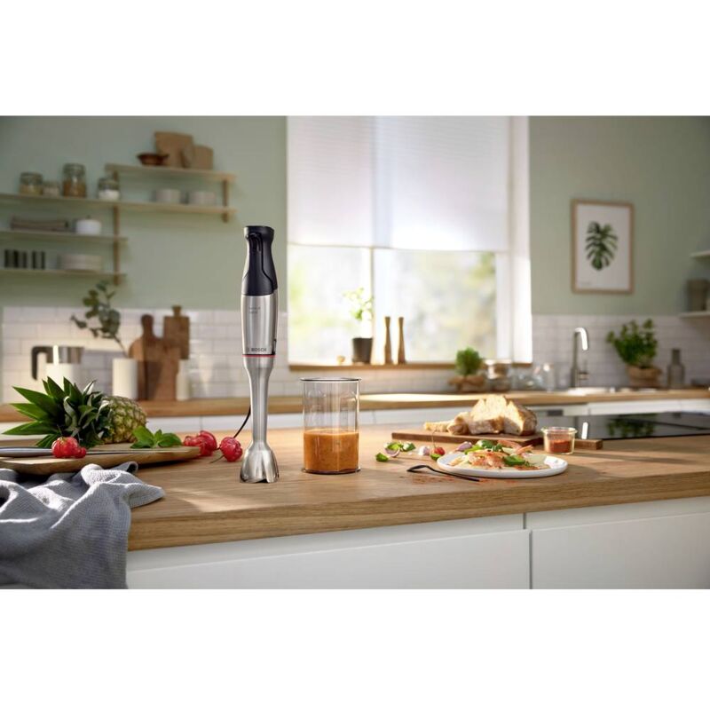 SCOPRI LE OFFERTE ONLINE SU Bosch Serie 6 MSM6M810 frullatore 0,6 L  Frullatore ad immersione 1200 W Stainless steel