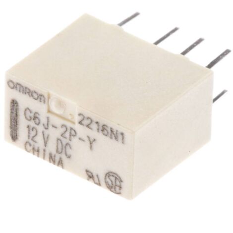 Omron G6J-2P-Y-DC12 Relè per PCB 12 V/DC 1 A 2 scambi 1 pz. Sacchetto (1/3)