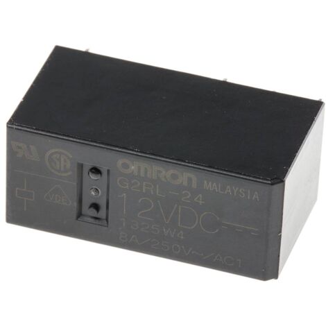Omron  G2RL-24-DC12 Power relè 12 V/DC 8 A 2 scambi 1 pz. Sacchetto (1/3)