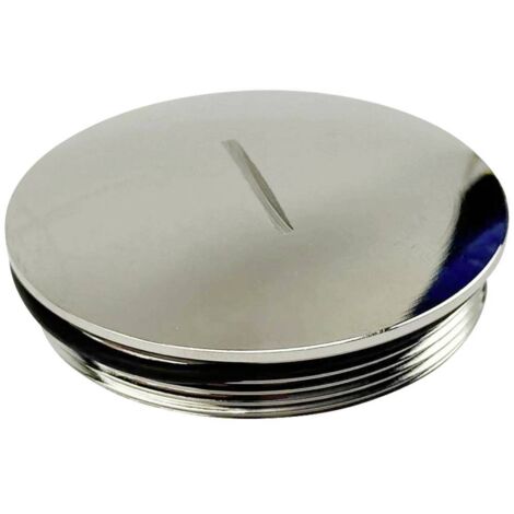 TRU COMPONENTS TC-11033000 SCM32 Tappo a vite con O ring M32 x 1.5 Ottone nichelato 1 pz. (1/2)