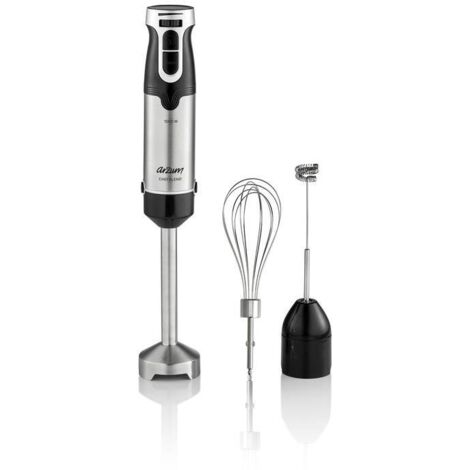 arzum AR1160 Frullatore ad immersione 1000 W regolatore di velocità Nero, Inox