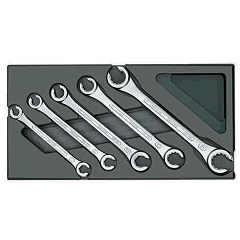 Gedore 1731157 1500 ES-400 Kit chiavi poligonali doppie 5 parti Misura (metrica) 8 - 19 mm (1/3)