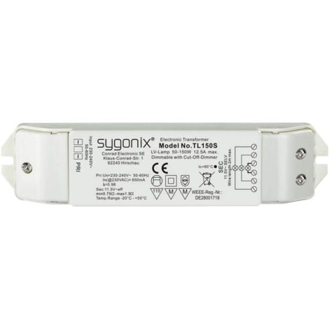 Trasformatore elettronico TCI 12V per Led 1-50W dimmerabile 119772