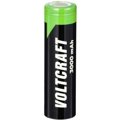 VOLTCRAFT VC-Li 3,6-3000 Batteria ricaricabile speciale 18650 Flat Top Li-Ion 3.6 V 3000 mAh 1 pz.
