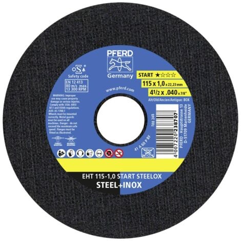 PFERD EHT 115-1,0 START (10) 69121067 Kit dischi da taglio 115 mm 10 pz.