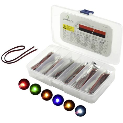 Quadrios Assortiment De LED Rouges 20 MA 2.0 V