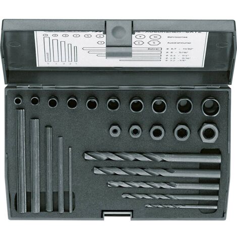 Gedore 6755550 Set di estrattori per steli metallici