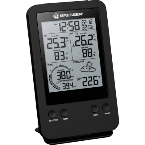 Bresser Optik Pro 3-in-1 7002531 Stazione meteo digitale senza fili  Previsione per 12 - 24 ore