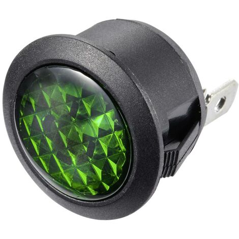 BeMatik - Luce pilota a LED 8mm 12VDC Lampada spia di colore verde