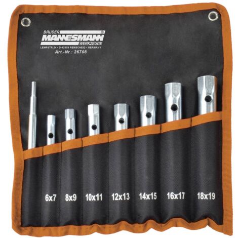 Brüder Mannesmann Set di chiavi a tubo M26708, 8 pezzi (1/3)