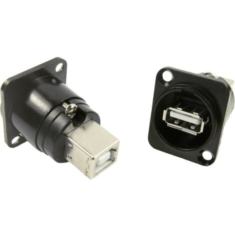 Adattatore XLR presa USB A a USB B Adattatore incasso CP30114 Cliff Contenuto: 1 pz. (1/2)