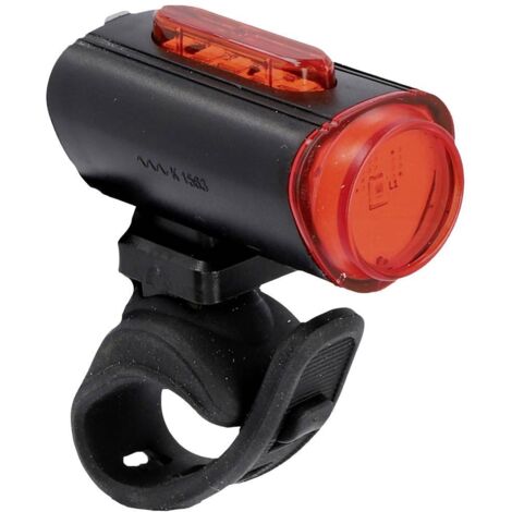 FISCHER FAHRRAD Fanale posteriore TWIN LED (monocolore) Nero (1/5)