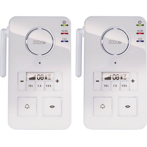 m-e modern-electronics FS 2.1 Intercomunicante Senza fili (radio) 446 MHz 2000 m Bianco (1/2)