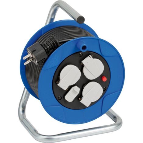 Brennenstuhl 1079180600 Avvolgicavo 15 m Nero Spina schuko (1/4)