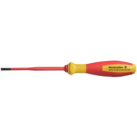 Weidmüller SDIS SLIM 0.8X4.0X100 Cacciavite a taglio Larghezza della lama: 4 mm Lunghezza della lama: 100 mm (1/2)