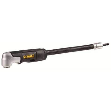 Dewalt – Riduttore flessibile ad angolo retto 1/4 – Coppia 43Nm per spazi ristretti – Testa lunga 65mm – Alloggiamento in metallo – DT20502QZ (1/5)