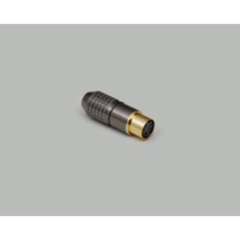 BKL ELECTRONIC MINI DIN KUPPLUNG 4 POL METALL (1/2)