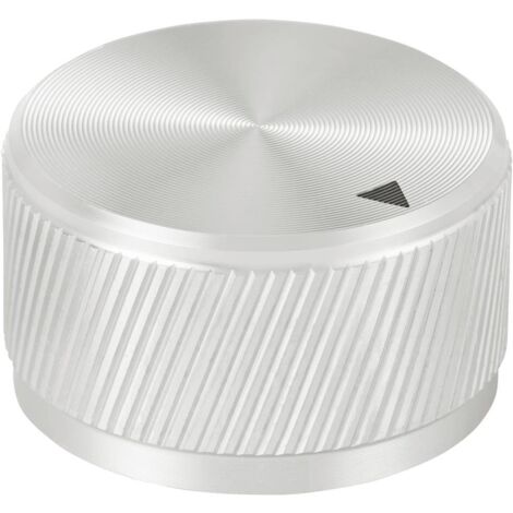 TRU COMPONENTS TC-11613820 Manopola Rotativa Con Puntatore Argento   X 17 Mm Alluminio 1 Pz 81767025