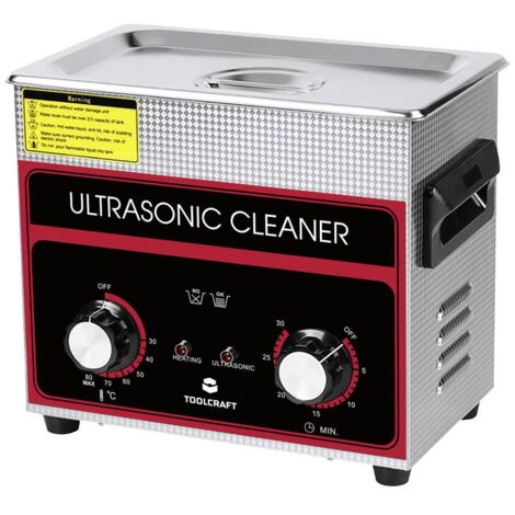 TOOLCRAFT USC-320 Lavatrice ad ultrasuoni Gioielli, Forniture per ufficio, laboratorio 280 W 3.2 l con riscaldamento, c (1/5)