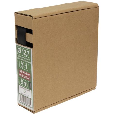 TE Connectivity CGPT-25.4/12.7-0 Termoretraibile Senza Colla Nero 24.40 - Foto 2