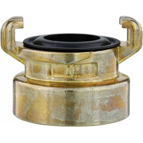 GARDENA 07110-20 Ottone Elemento filettato con incastro a denti Innesto a denti, 39,0 mm (1 1/4) FI (1/4)