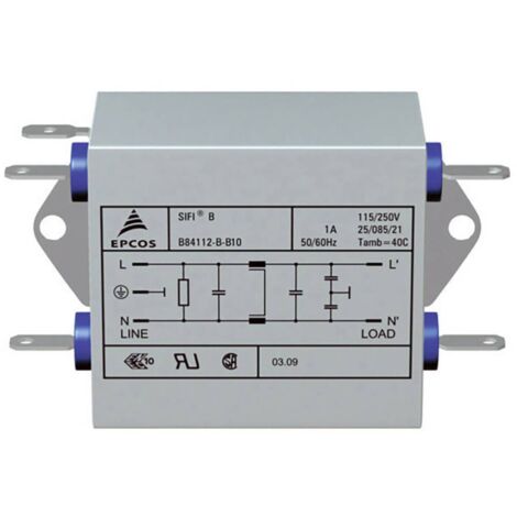 TDK B84112G0000B116 B84112G0000B116 Filtro 250 V/AC 16 A 1 pz. (1/2)