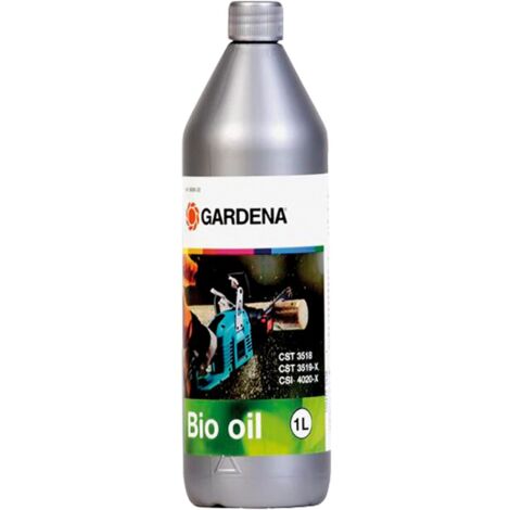 GARDENA 06006-20 Bio-Kettenöl, 1 l Olio per catena biologico (1/4)