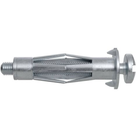 Tasselli A Cavità M6 X 52 Mm In Acciaio Zincato – 30 Pezzi – Per Cartongesso E Pareti 3-20 Mm – Fissaggio Sicuro E Resistente