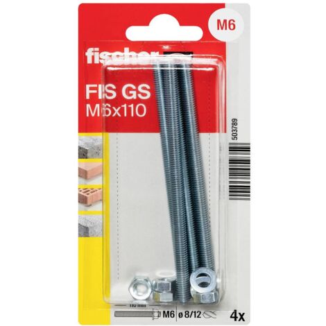 M6 (6mm x 75mm) Cup Vierkante Koetsbout en Moer (Pack van 10