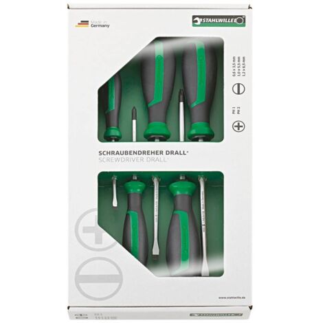 Stahlwille 4687 Officina e meccanica Kit cacciaviti 5 parti Croce Phillips, Taglio (1/5)