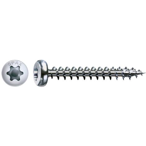SPAX 0201010400405 Vite da legno 4 mm 40 mm T-STAR plus Acciaio WIROX 500 pz.