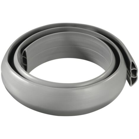 Canalina Passacavi Obo-bettermann 2000x150x60 Mm, In Plastica Bianca, Con Foratura A Pavimento E 4 Fermagli, Per Pareti E Soffitti