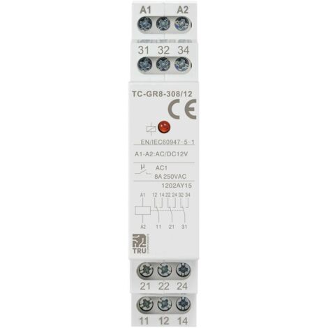 Omron G2RL-24-DC12 Power relè 12 V/DC 8 A 2 scambi 1 pz. Sacchetto