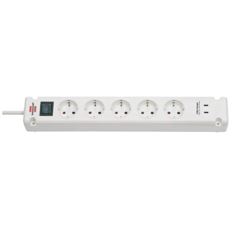 Brennenstuhl 1150660425 Multipresa con interruttore Bianco Schuko 1 pz. (1/5)