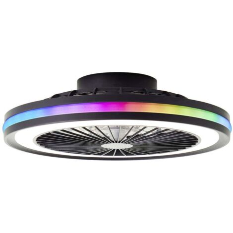 Brilliant G99280/06 Palmero Plafoniera LED con sensore di movimento Modulo LED 40 W Nero (1/5)