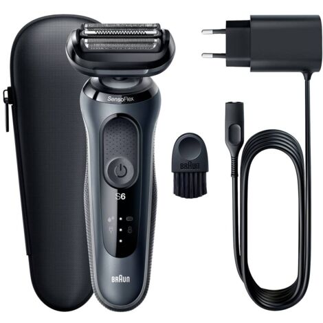 Braun Series 6 61-N1000S Rasoio elettrico a lamine Nero