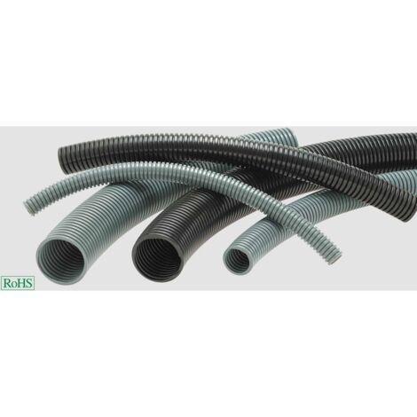 HELU 920155 HELUcond PA6-S Tubo corrugato Nero 4.50 mm 100 m (1/2)
