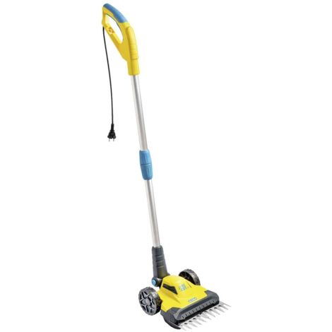 GLORIA FineCut 230V Tagliaerba elettrico per prato e bordi-Integrato per robot tosaerba e tosaerba a scoppio Larghezza di taglio 25cm Angolo del manico regolabile Soluzione ideale per piccoli prati