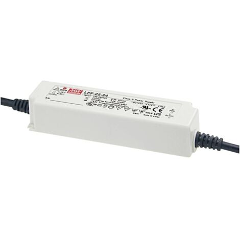 Mean Well LPF-25-12 Driver per LED, Trasformatore per LED Tensione costante, Corrente costante 25.2 W 2.1 A 6.6 - 12 V/ (1/2)